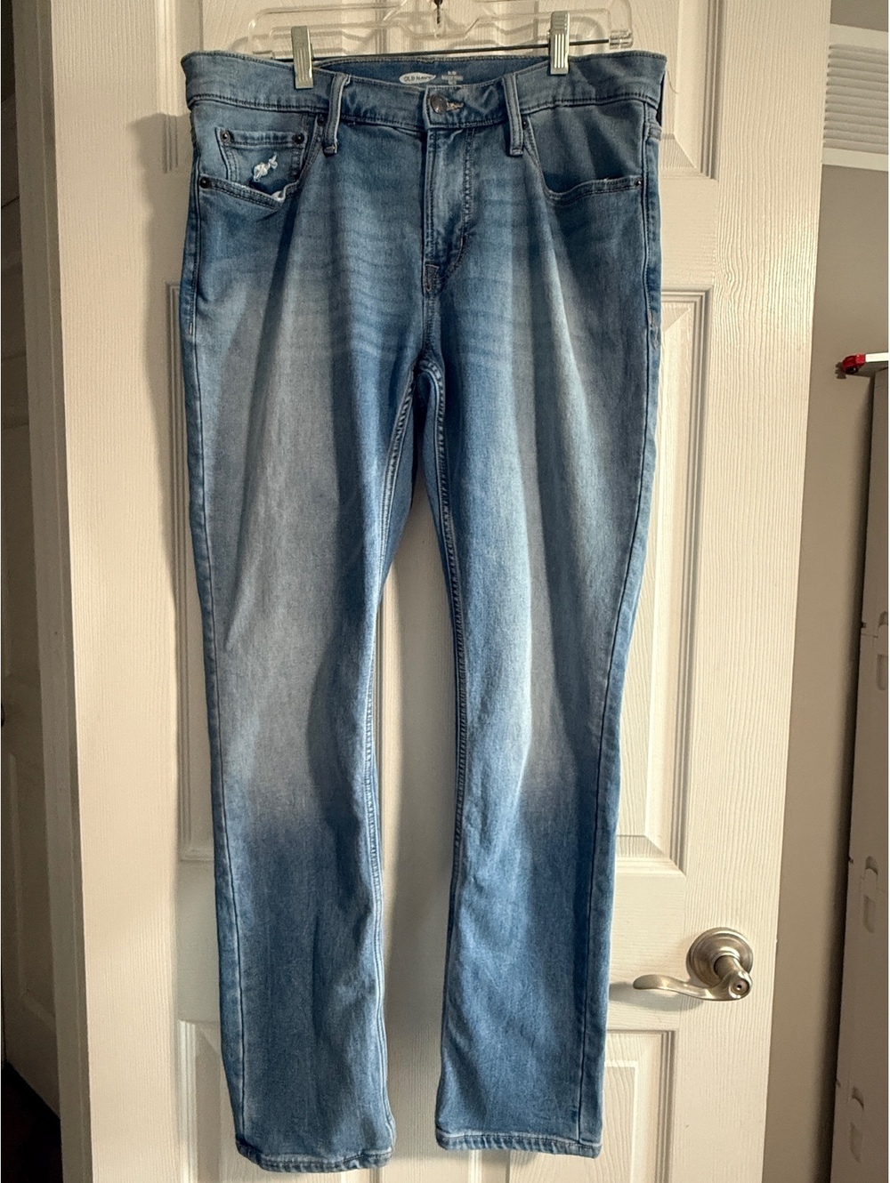 Old Navy Slim Light Wash Denim Jeans Size 34x 32 Men